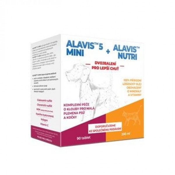Alavis 5 MINI 90 tbl + Alavis Nutri 200 ml