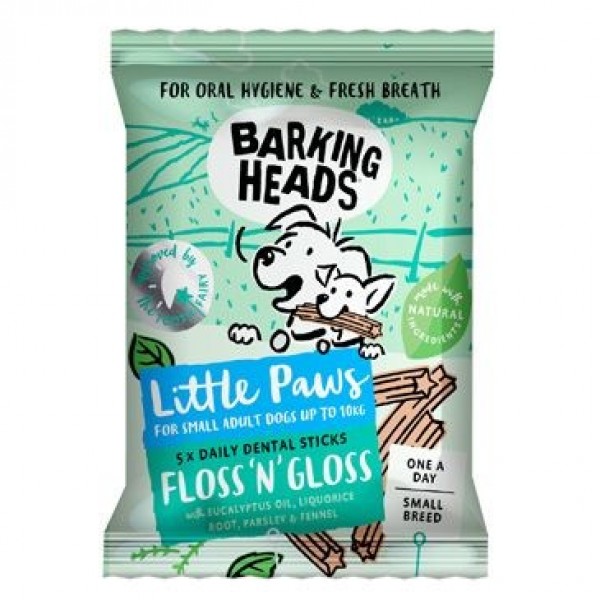 Barking Heads Little Paws Treats Floss'n' Gloss 100 g