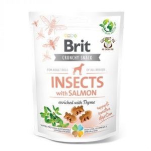 Brit Care Crunchy Cracker Insects & Salmon & Thyme 200 g