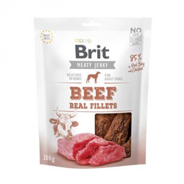 Brit Jerky Beef Fillets 200 g