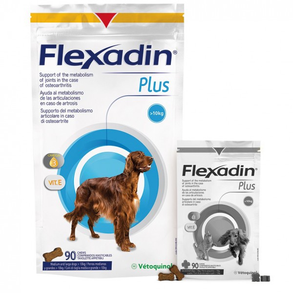 Flexadin plus střední a velcí psi 90tb