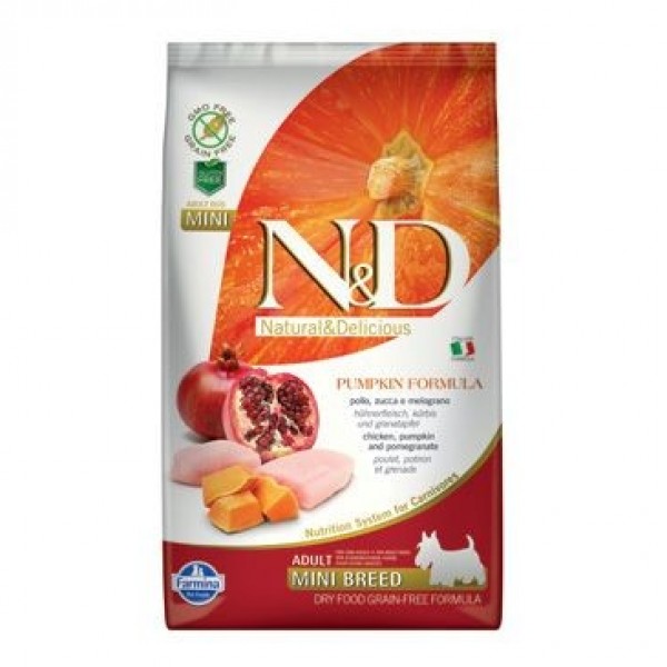 N&D Grain Free Pumpkin Adult Mini Chicken & Pomegranate 2
