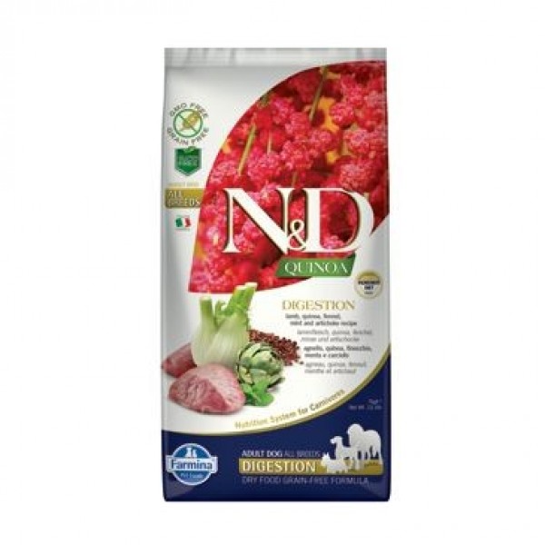 N&D Grain Free Quinoa Digestion Lamb & Fennel 7 kg