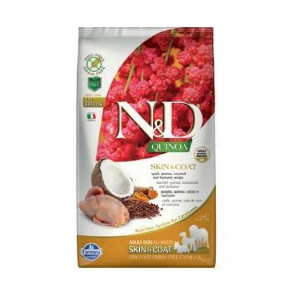 N&D Grain Free Quinoa Skin&Coat Quail & Coconut 2
