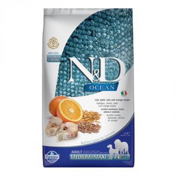 N&D Low Grain Ocean Adult M/L Codfish & Orange 2