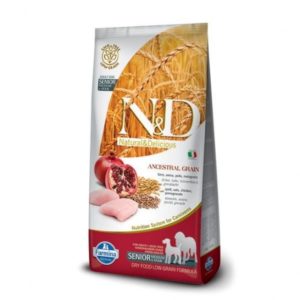 N&D Low Grain Senior M/L Chicken & Pomegranate 12 kg