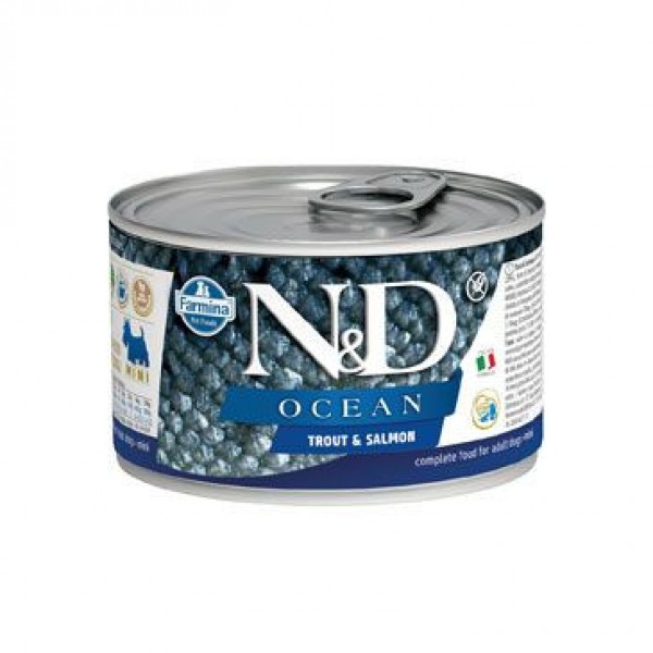 N&D Ocean Adult Trout & Salmon Mini 140 g