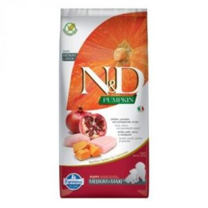 N&D Pumpkin Puppy M/L Chicken & Pomegranate 12 kg