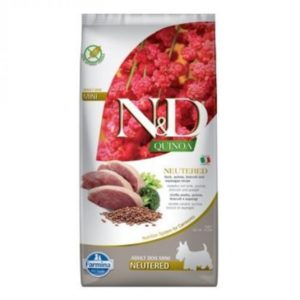 N&D Quinoa Neutered Duck&Broccoli&Asparagus Mini 7 kg