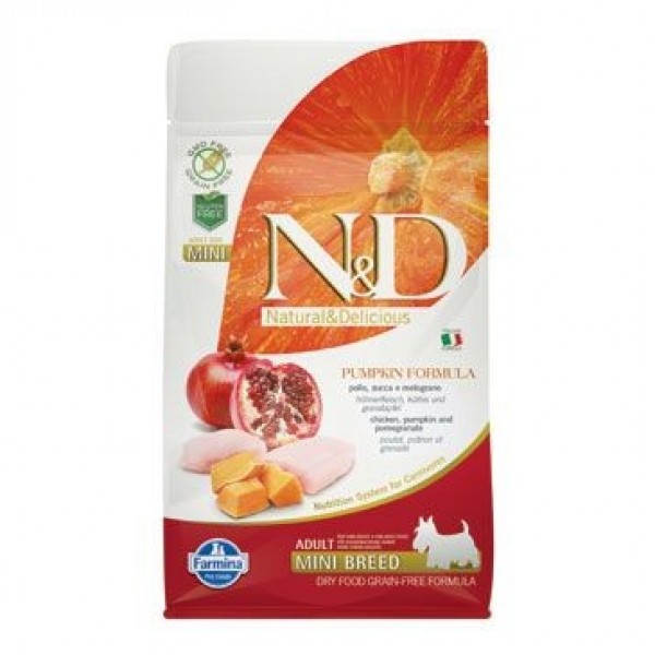 N&D Grain Free Pumpkin Adult Mini Chicken & Pomegranate 800 g
