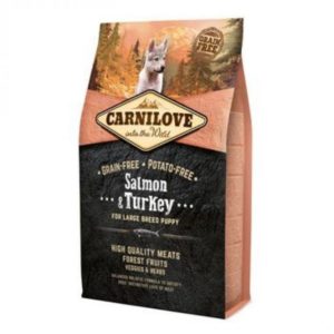 Carnilove Salmon & Turkey for LB Puppies 4 kg