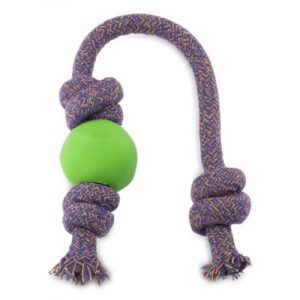 Gumkáč Ball na laně vel. S zelený