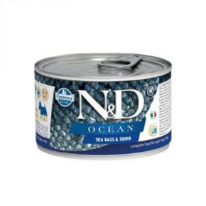 N&D Ocean Adult Sea Bass & Squid Mini 140 g
