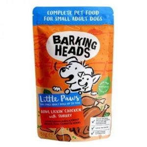 Barking Heads Little Paws Lickin' Chicken&Turkey kapsička 150 g