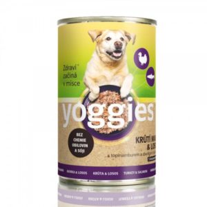 Yoggies konzerva s krůtím masem