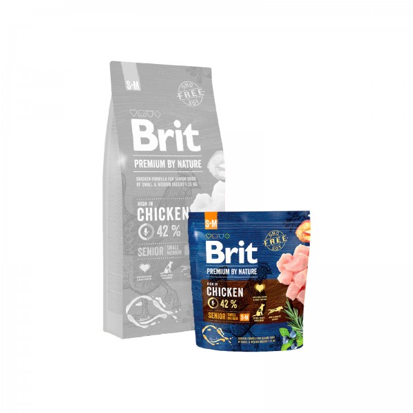Brit Premium by Nature Senior S+M 1 kg