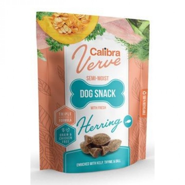 Calibra Verve Semi-Moist Snack Fresh Herring 150 g