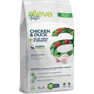 Alleva Holistic Dry Puppy/Junior Chicken&Duck Medium 2 kg