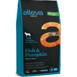 Alleva Natural Dry Adult Fish&Pumpkin Medium/Maxi 2 kg