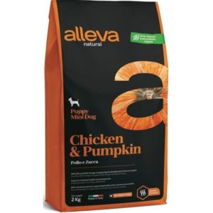 Alleva Natural Dry Puppy Chicken&Pumpkin Mini 2 kg