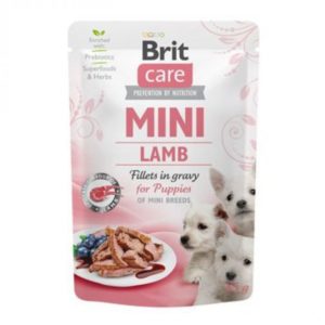 Brit Care Mini Puppy Lamb fillets in gravy 85 g