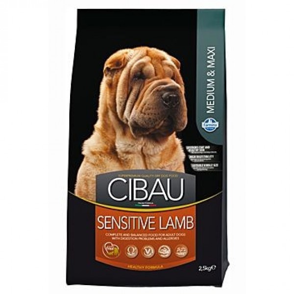 Cibau Adult Sensitive Lamb&Rice 12 kg + 2 kg zdarma