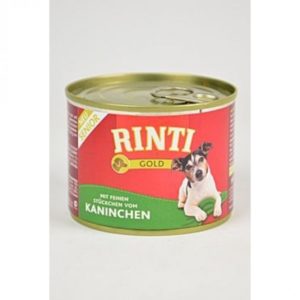 Rinti Gold Senior konzerva králík 185 g