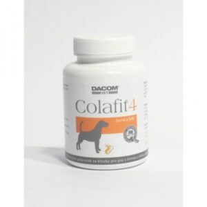 Colafit 4 na klouby pro psy černé/bílé 100 tbl
