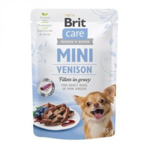 Brit Care Dog Mini Venison fillets in gravy 85 g