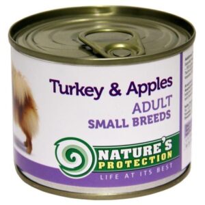 Nature's Protection konzerva Adult Small Breeds Turkey&Apples 200 g