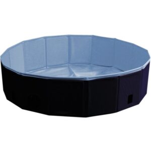 Bazén pro psa odolný skládací modrý s krytem 120x30 cm