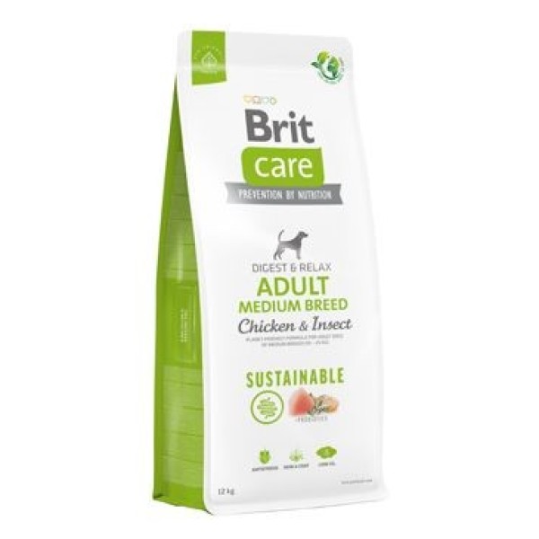 Brit Care Sustainable Adult Medium Breed 12 kg