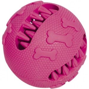 Dentální míč 7 cm růžový