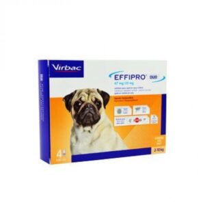 Effipro DUO Dog S (2-10kg) 67/20 mg