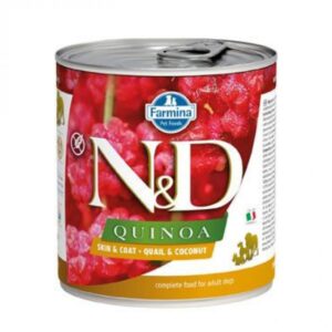 N&D Quinoa Skin&Coat Quail & Coconut 285g