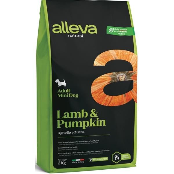 Alleva Natural Dry Adult Lamb&Pumpkin Mini 2 kg