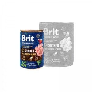 Brit Premium by Nature konz. Chicken & Hearts 400 g