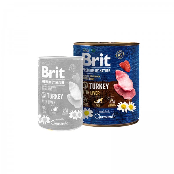 Brit Premium by Nature konz. Turkey & Liver 800 g