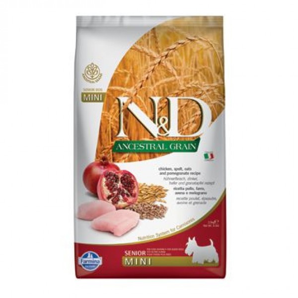 N&D Low Grain Senior Mini Chicken & Pomegranate 2
