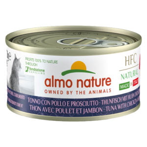 Výhodné balení Almo Nature HFC Natural Made in Italy 12 x 70 g - tuňák