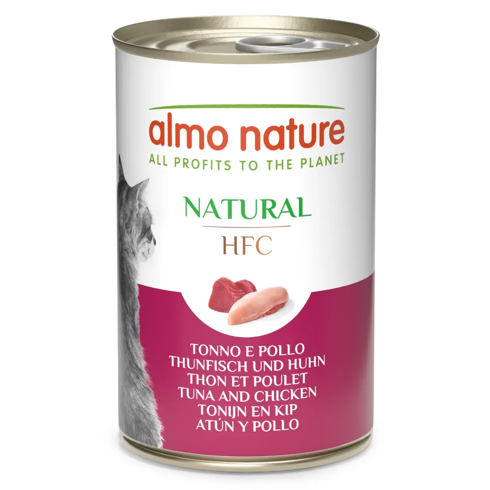 Almo Nature HFC 12 x 140 g - Tuňák & kuře