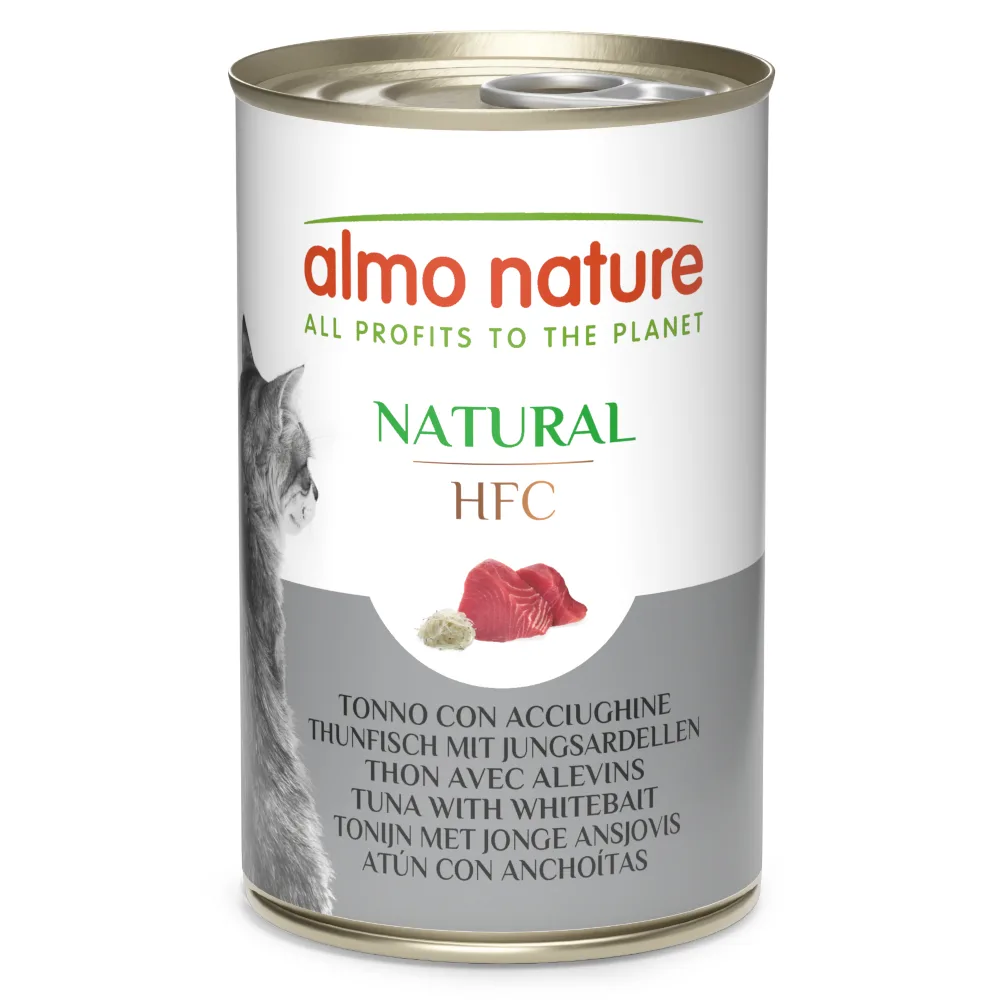 Almo Nature HFC 12 x 140 g - Tuňák s mladými sardinkami