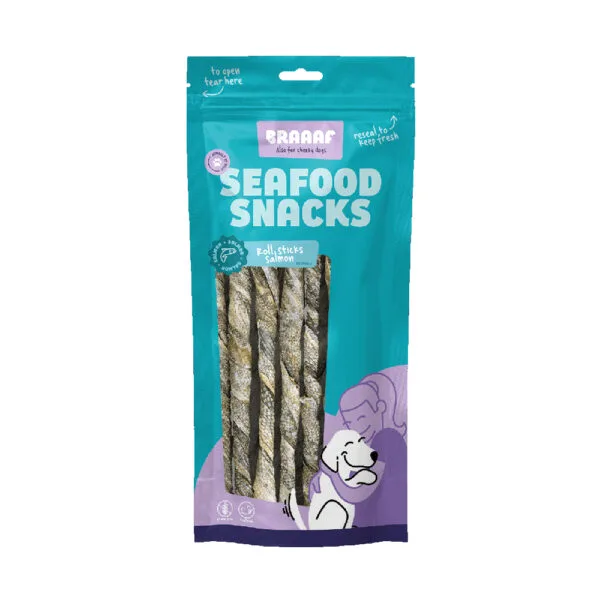 Braaaf Salmon Roll Stick - 20 cm (97 g)
