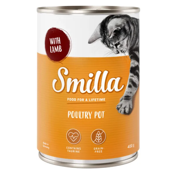 Smilla konzerva s drůbežím 6 ks (6 x 400 g) - jemné drůbeží s jehněčím
