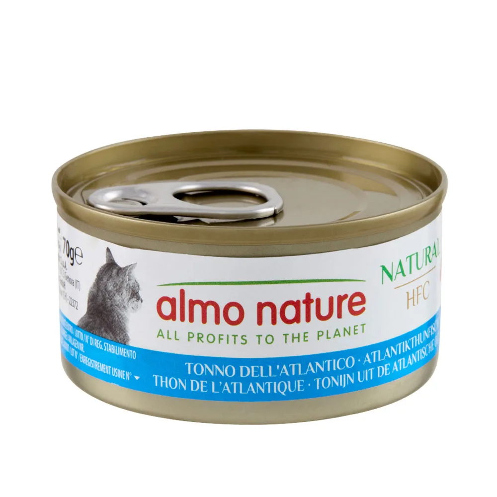 Almo Nature HFC Natural 24 x 70 g výhodné balení - atlantický tuňák