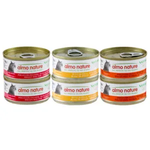 Almo Nature HFC Natural 24 x 70 g výhodné balení - Mix kuřecí