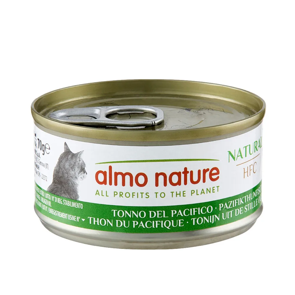 Almo Nature HFC Natural 24 x 70 g výhodné balení - tichomořský tuňák