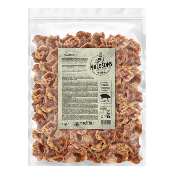 Vepřové ušní boltce - 5 000 g