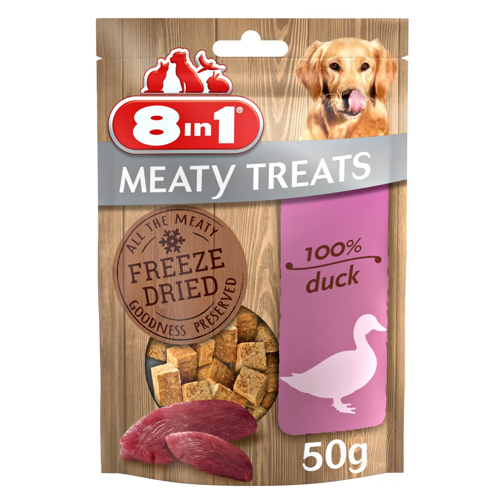 8in1 Meaty Treats - kachní prsa (50 g)