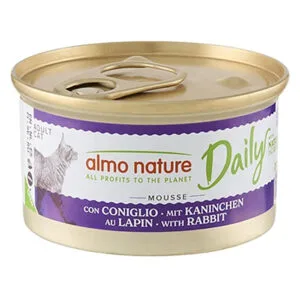 Almo Nature Daily Menu 12 x 85 g - Pěna s králíkem